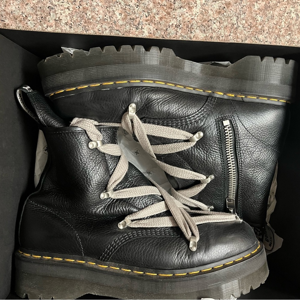 Rick Owens doc martens size 12
